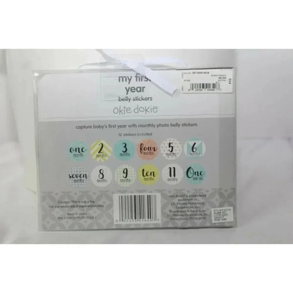 My first year belly stickers - Picture 2 of 2